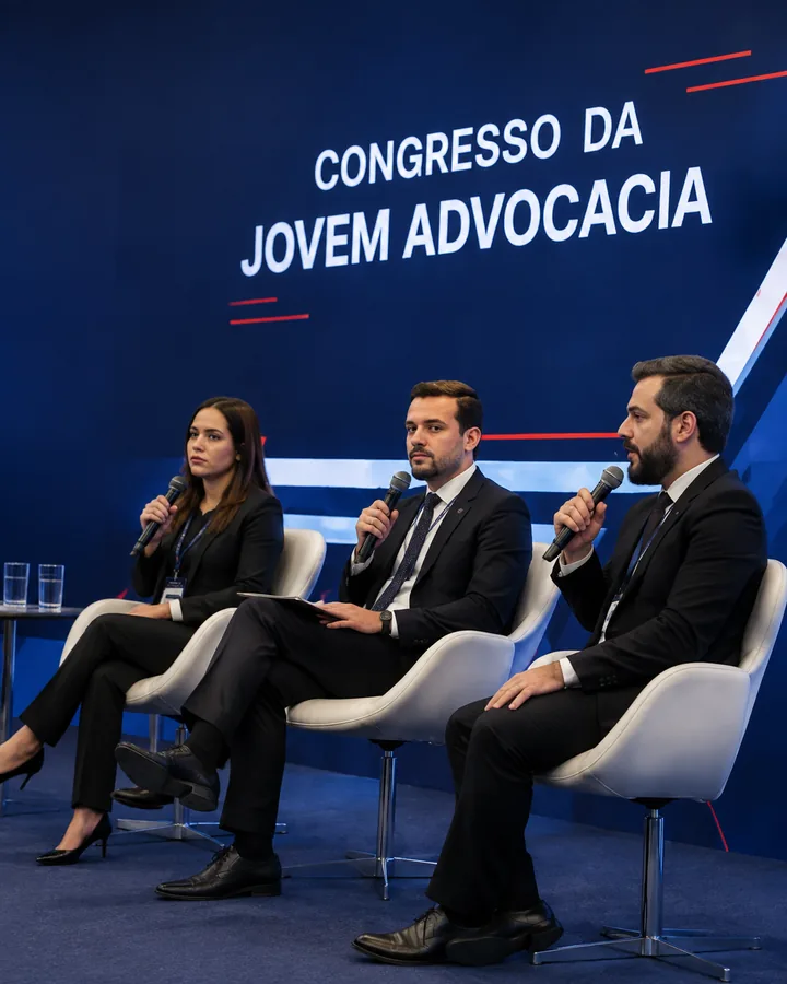 Painel de convidados do congresso